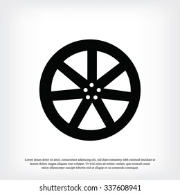 wheel disks icons