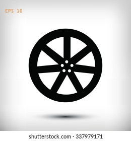 wheel disks icons