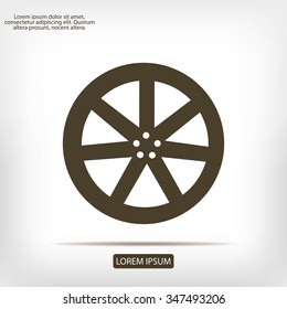 wheel disks icons