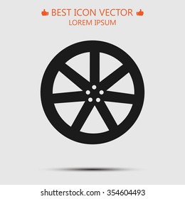 wheel disks icons