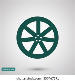 wheel disks icons