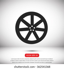 wheel disks icons