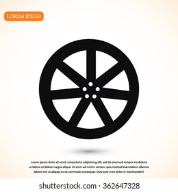 wheel disks icons