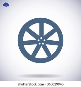 wheel disks icons