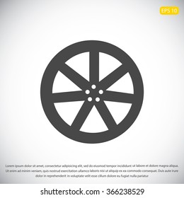 wheel disks icons