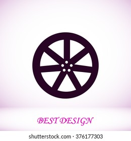 wheel disks icons