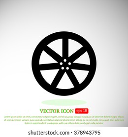 wheel disks icons