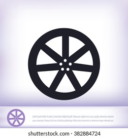 wheel disks icons
