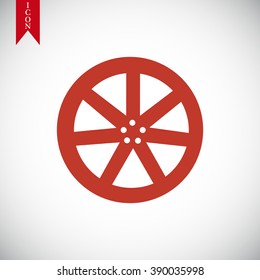 wheel disks icons