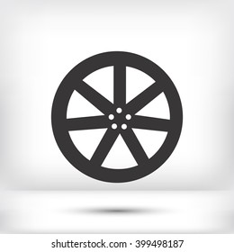 wheel disks icons