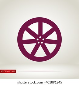 wheel disks icons