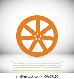wheel disks icons