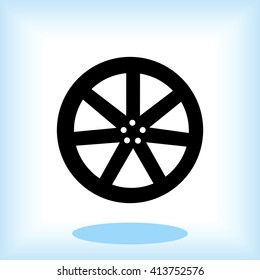 wheel disks icons