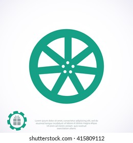 wheel disks icons