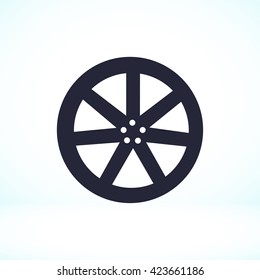 wheel disks icons