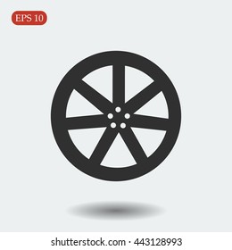 wheel disks icons
