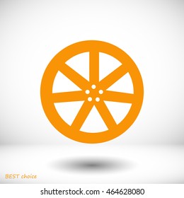 wheel disks icons