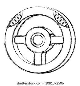 wheel driver car isometric icon