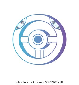 wheel driver car isometric icon