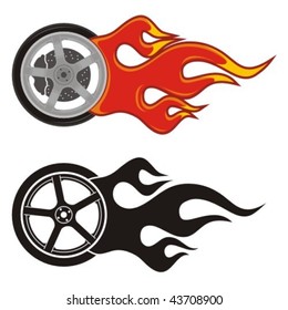 13,936 Wheel fire icon Images, Stock Photos & Vectors | Shutterstock