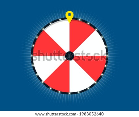 Wheel of fortune 8 slots design. Clipart image