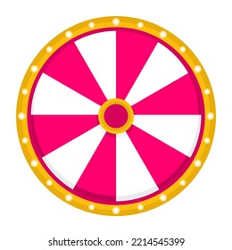 Wheel of fortune background. Vector illustration. Online casino concept.