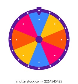 Wheel of fortune background. Vector illustration. Online casino concept.