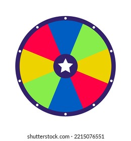 Wheel of fortune background. Vector illustration. Online casino concept.