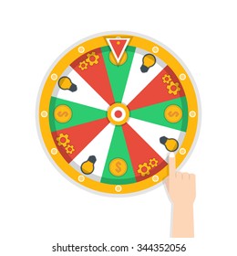 Wheel of fortune icon