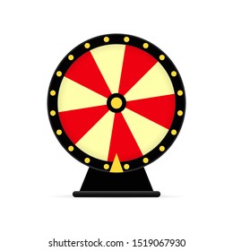 wheel of fortune icon on white background