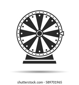 Wheel Of Fortune, Icon. Vector Illustration