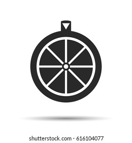 Wheel of fortune, icon. Vector illustration