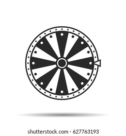 Wheel Of Fortune, Icon. Vector Illustration