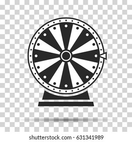 Wheel of fortune, icon. Vector illustration