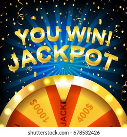 Wheel of Fortune. Jackpot. Win. Luck. Online casino. Entertainment.