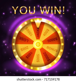 Wheel of Fortune. Jackpot. Win. Luck. Online casino. Entertainment.