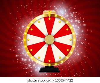 Wheel of Fortune, Lucky background. Vector Illustration EPS10