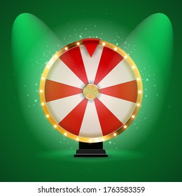 Wheel of Fortune, Lucky Icon. Vector Illustration EPS10
