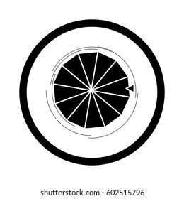Wheel of Fortune, Lucky Icon. Vector Illustration