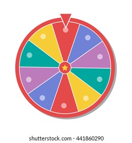 Wheel of fortune vector illustration eps1 0