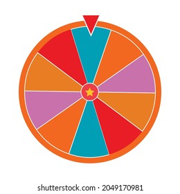 Wheel Of Fortune Vector Illustration. Wheel Of Fortune Logo