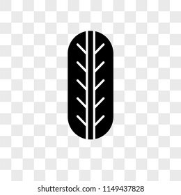 Wheel Frontal View vector icon on transparent background, Wheel Frontal View icon