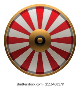 Wheel game casino icon cartoon vector. Fortune roulette. Gold win