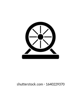 Wheel, hamster icon. Simple elements of animals store icons for ui and ux, website or mobile application