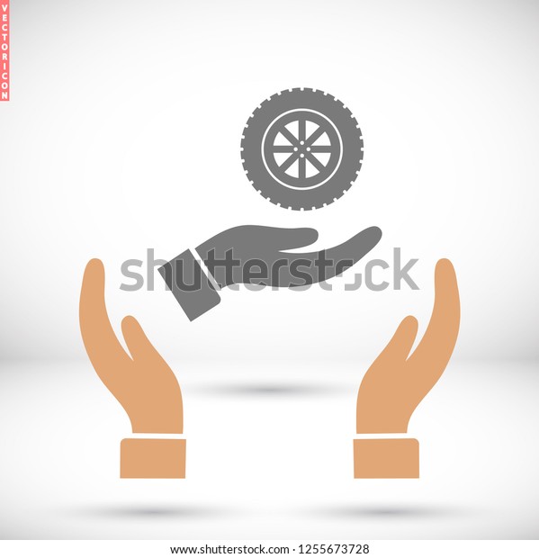 wheel in the hand\
icon