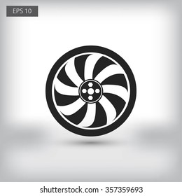  	wheel icon