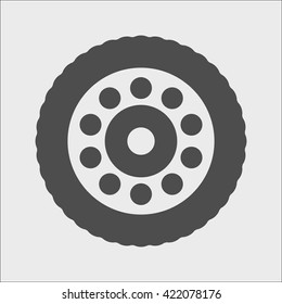 wheel Icon.