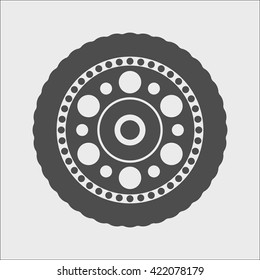 wheel Icon.