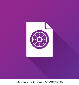 wheel icon for car