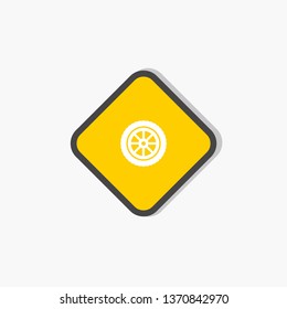 wheel icon for car
